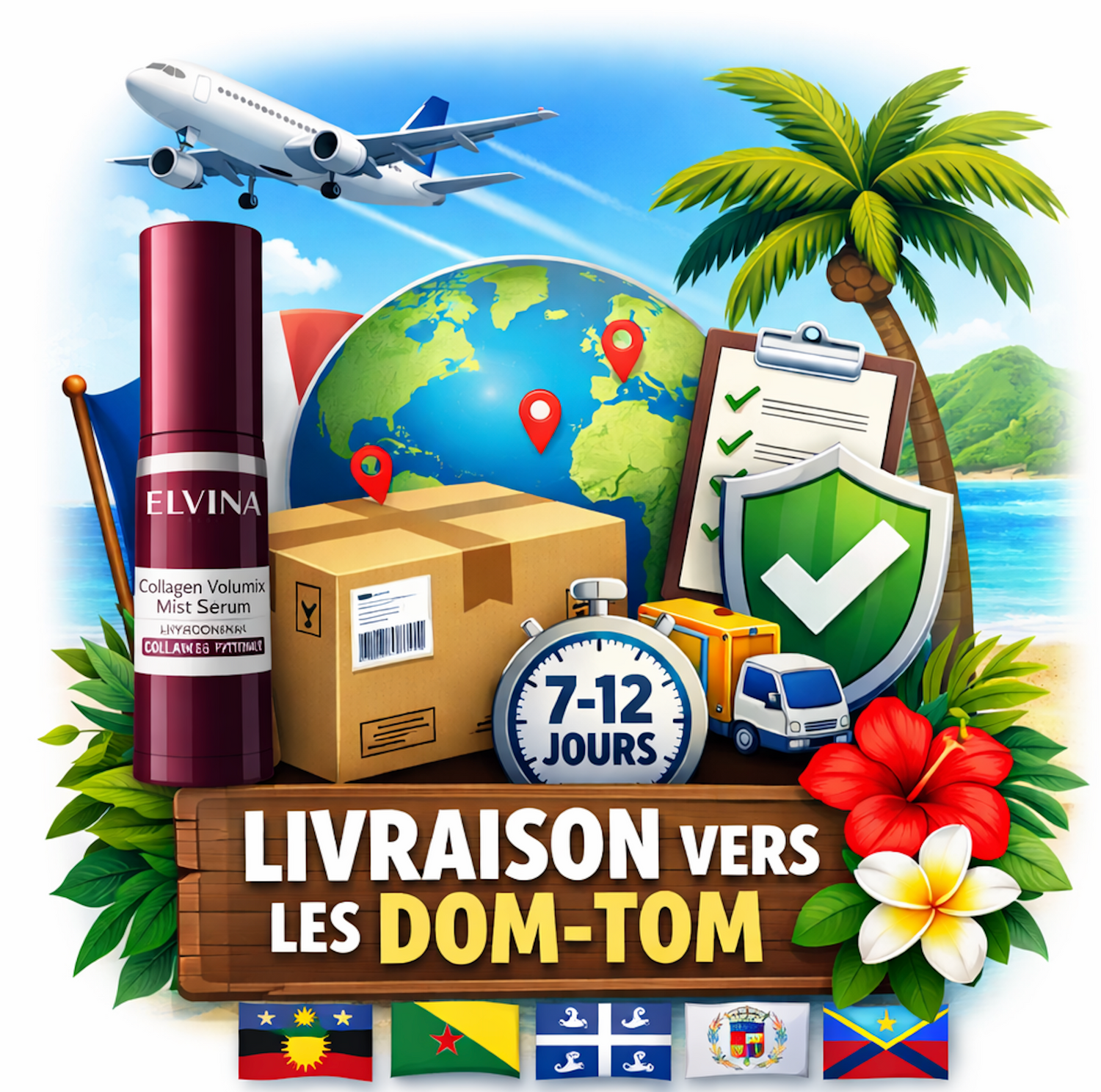 Livraison Sécurisée DOM-TOM OFFERTE